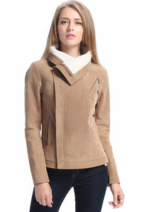 BGSD Women Chana Suede Leather Jacket