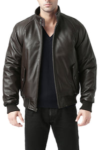 Landing Leathers Monogram Collection Men WWII Leather Bomber Jacket