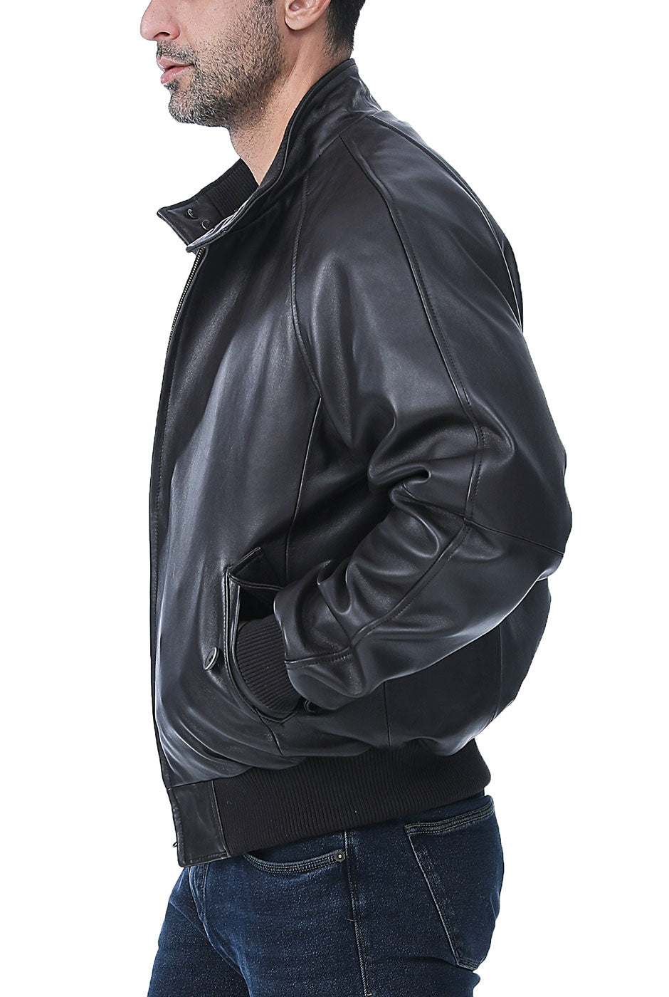 Landing Leathers Men WWII Leather Bomber Jacket