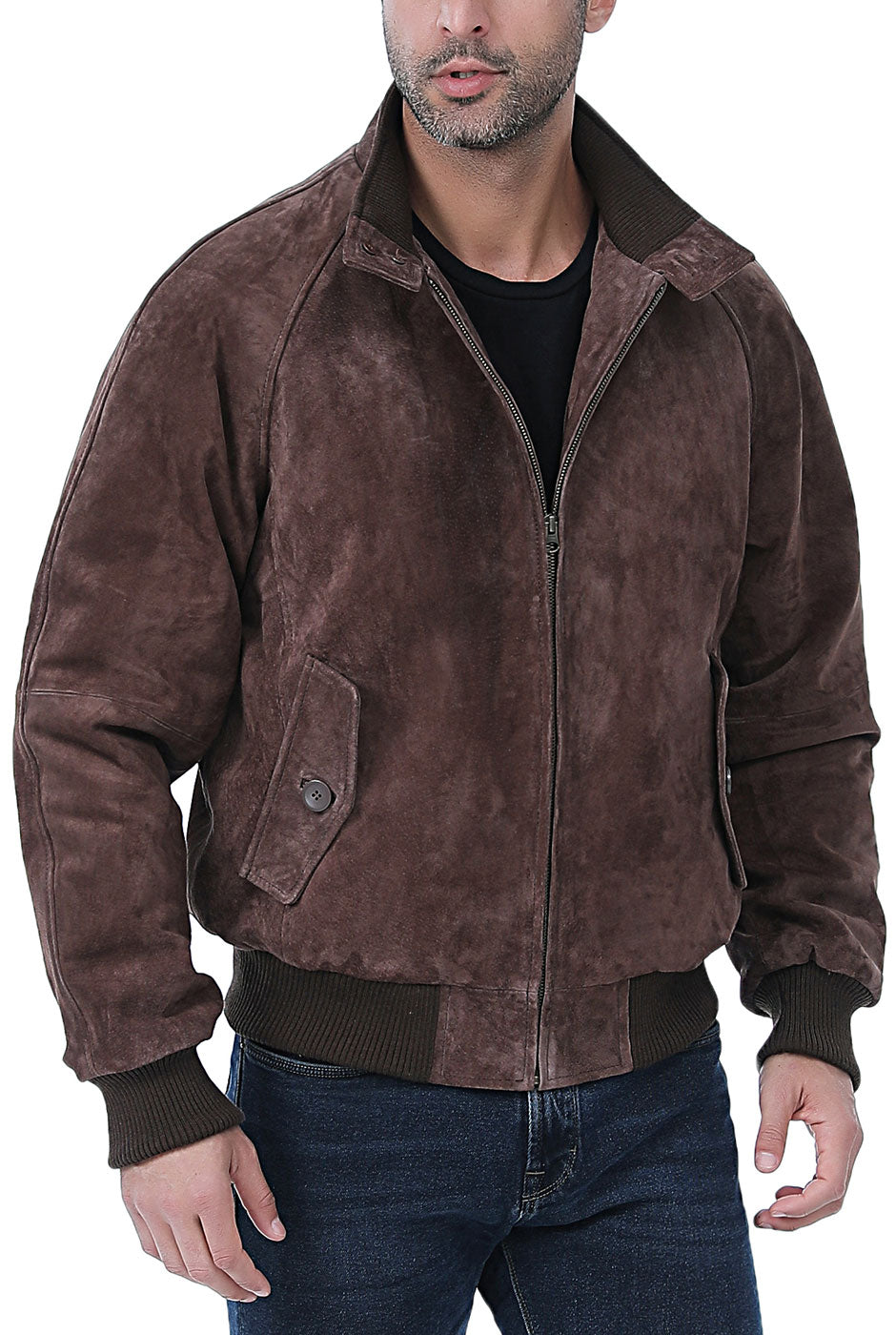 Landing Leathers Monogram Collection Men Wwii Suede Leather Bomber Jac Luxury Lane 