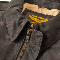 Landing Leathers Air Force Men A-2 Distressed Leather Flight Jacket