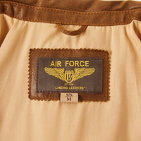 Landing Leathers Air Force Men A-2 Distressed Leather Flight Jacket