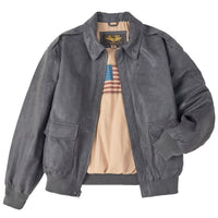 Landing Leathers Air Force Men A-2 Distressed Leather Flight Jacket