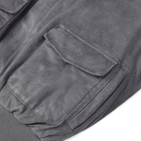 Landing Leathers Air Force Men A-2 Distressed Leather Flight Jacket