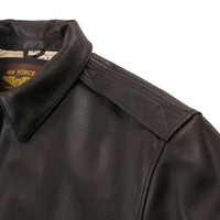 Landing Leathers Monogram Collection Men Air Force A2 Leather Flight Bomber Jacket