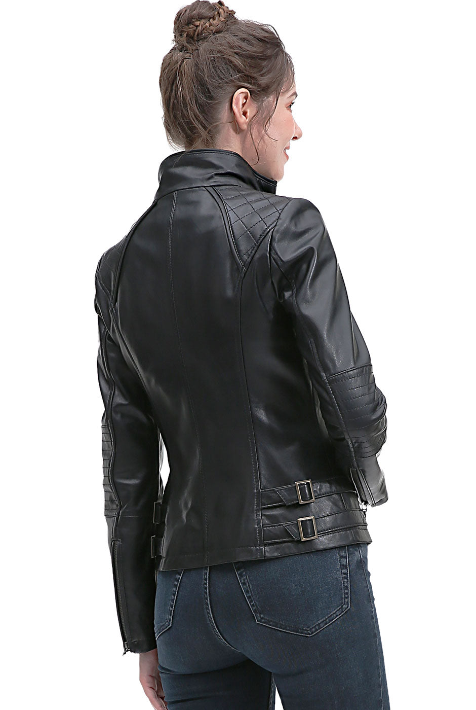 BGSD Women Kate Lambskin Leather Jacket