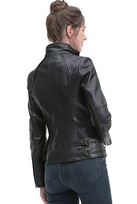 BGSD Women Kate Lambskin Leather Jacket