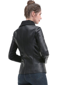 BGSD Women Kiara Lambskin Leather Jacket