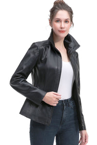 BGSD Women Josie Lambskin Leather Jacket