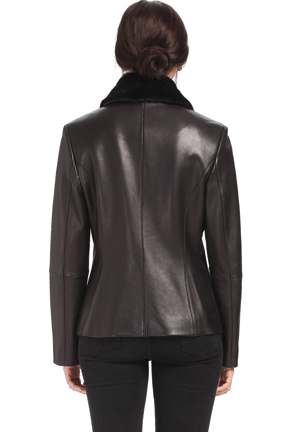 BGSD Women Kare New Zealand Lambskin Leather Jacket