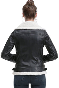 BGSD Women Hessa Lambskin Leather Jacket