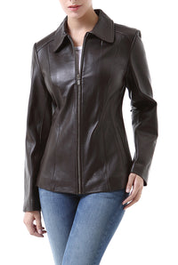 BGSD Women Miranda Lambskin Leather Jacket