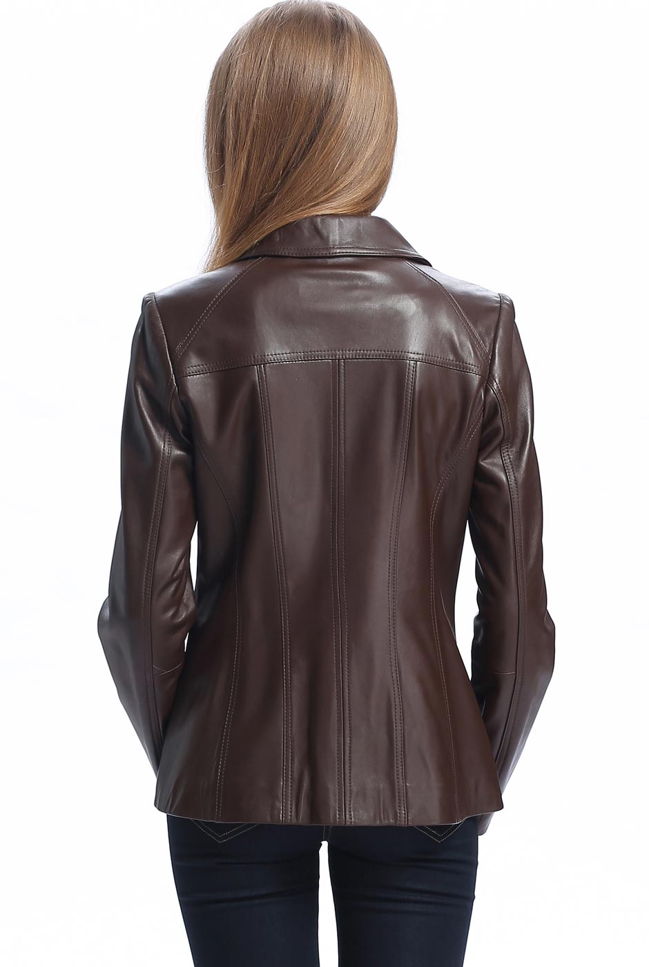 BGSD Women Ellen Lambskin Leather Jacket