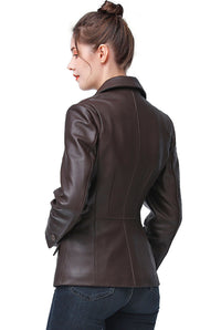 BGSD Women Emma Lambskin Leather Blazer