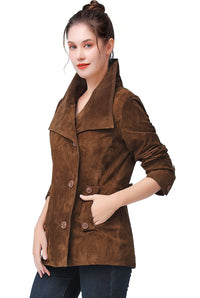 BGSD Women Jane Suede Leather Jacket