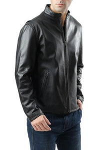 BGSD Men Urban Motorcycle Leather Jacket