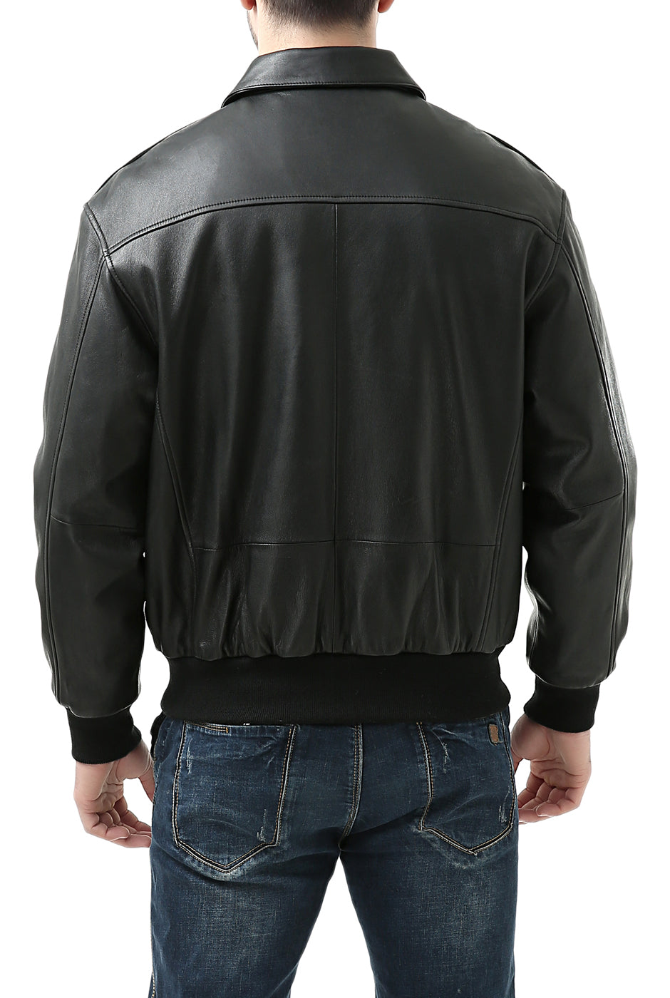 Landing Leathers Men Air Force A-2 Leather Flight Bomber Jacket