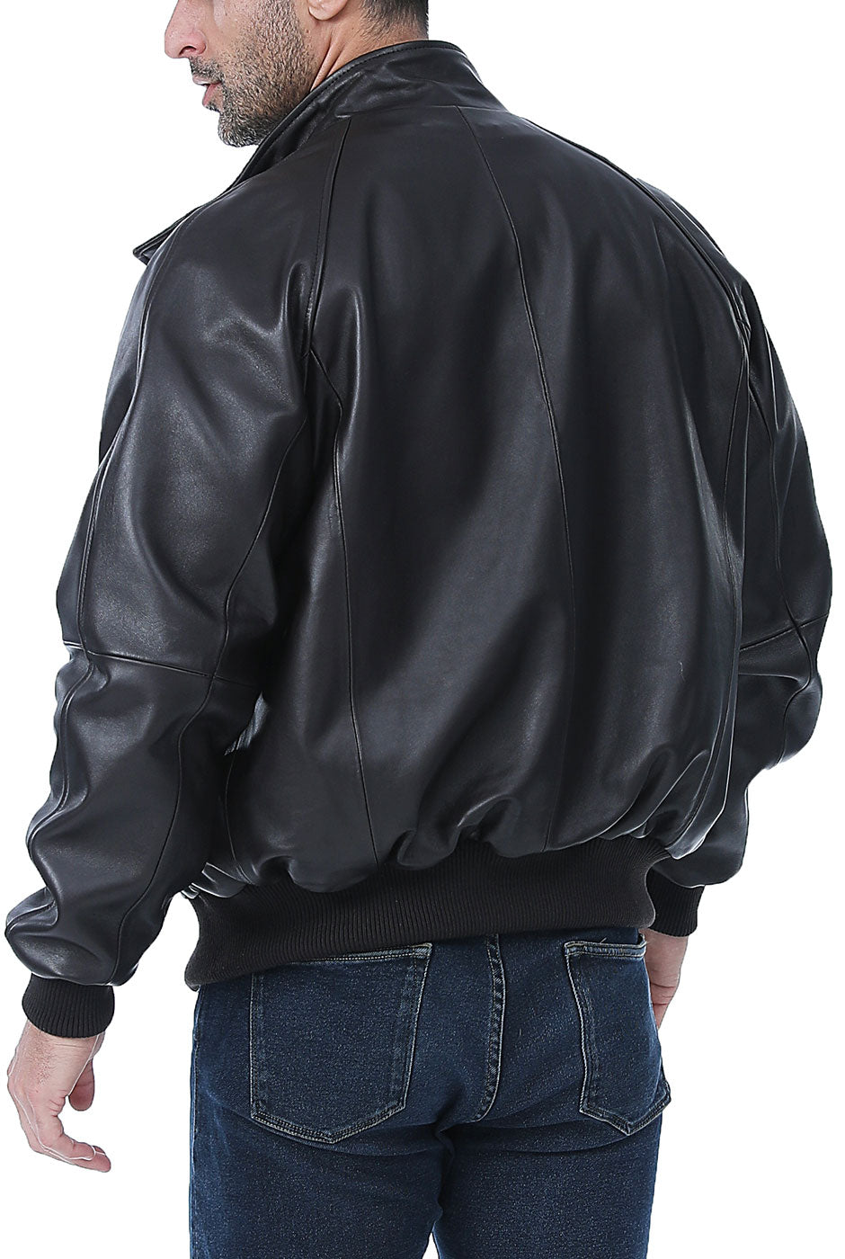 Landing Leathers Men WWII Leather Bomber Jacket