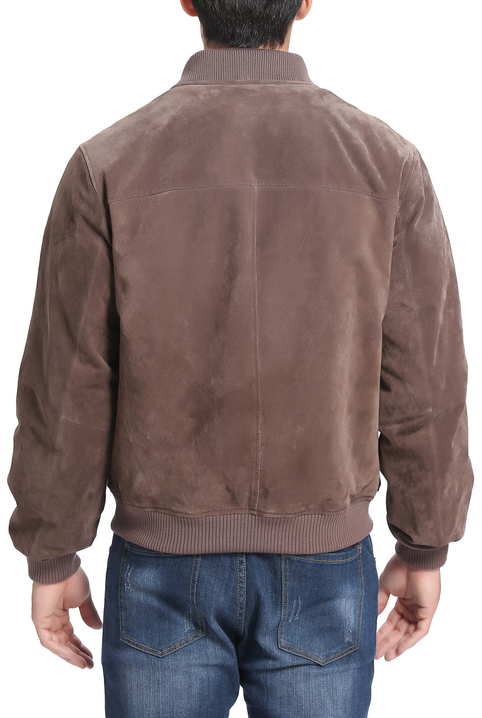 BGSD Men Urban Leather Bomber Jacket