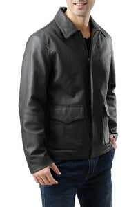 Landing Leathers Men Hero Indy-Style Cowhide Leather Jacket