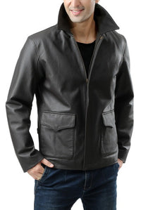 Landing Leathers Men Hero Indy-Style Cowhide Leather Jacket