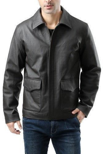 Landing Leathers Men Hero Indy-Style Cowhide Leather Jacket