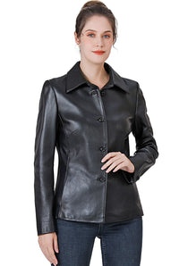 BGSD Women Lucy Lambskin Leather Jacket