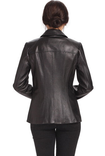 Kashani Black Pirarucu Fish / Lambskin Leather Jacket – Dudes Boutique