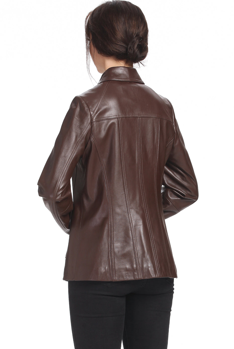 BGSD Women Ellen Lambskin Leather Jacket