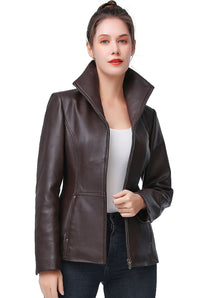 BGSD Women Lyla Lambskin Leather Jacket