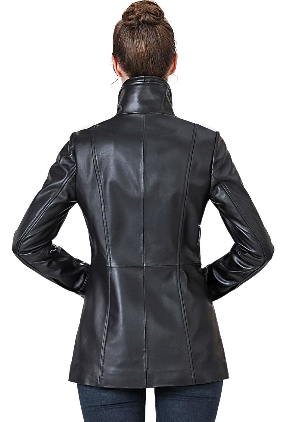 Leather scuba best sale jacket womens