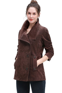 BGSD Women Jane Suede Leather Jacket