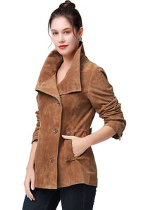 BGSD Women Jane Suede Leather Jacket