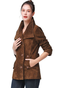 BGSD Women Jane Suede Leather Jacket