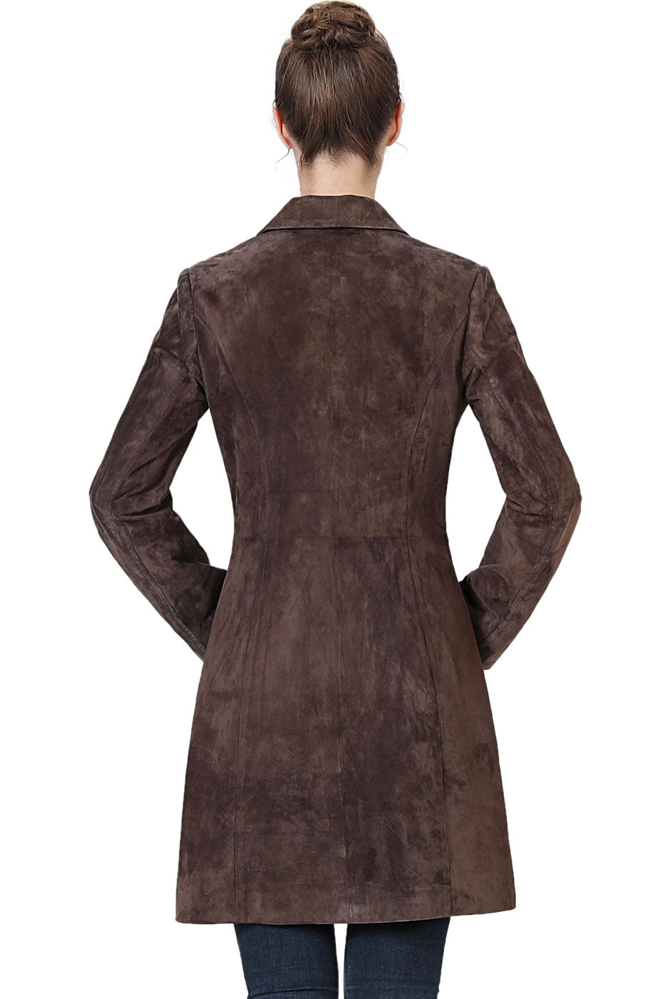 BGSD Women Mary Suede Leather Walker Coat