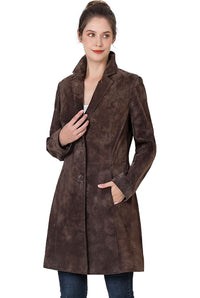 BGSD Women Mary Suede Leather Walker Coat