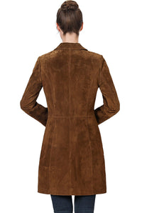 BGSD Women Mary Suede Leather Walker Coat