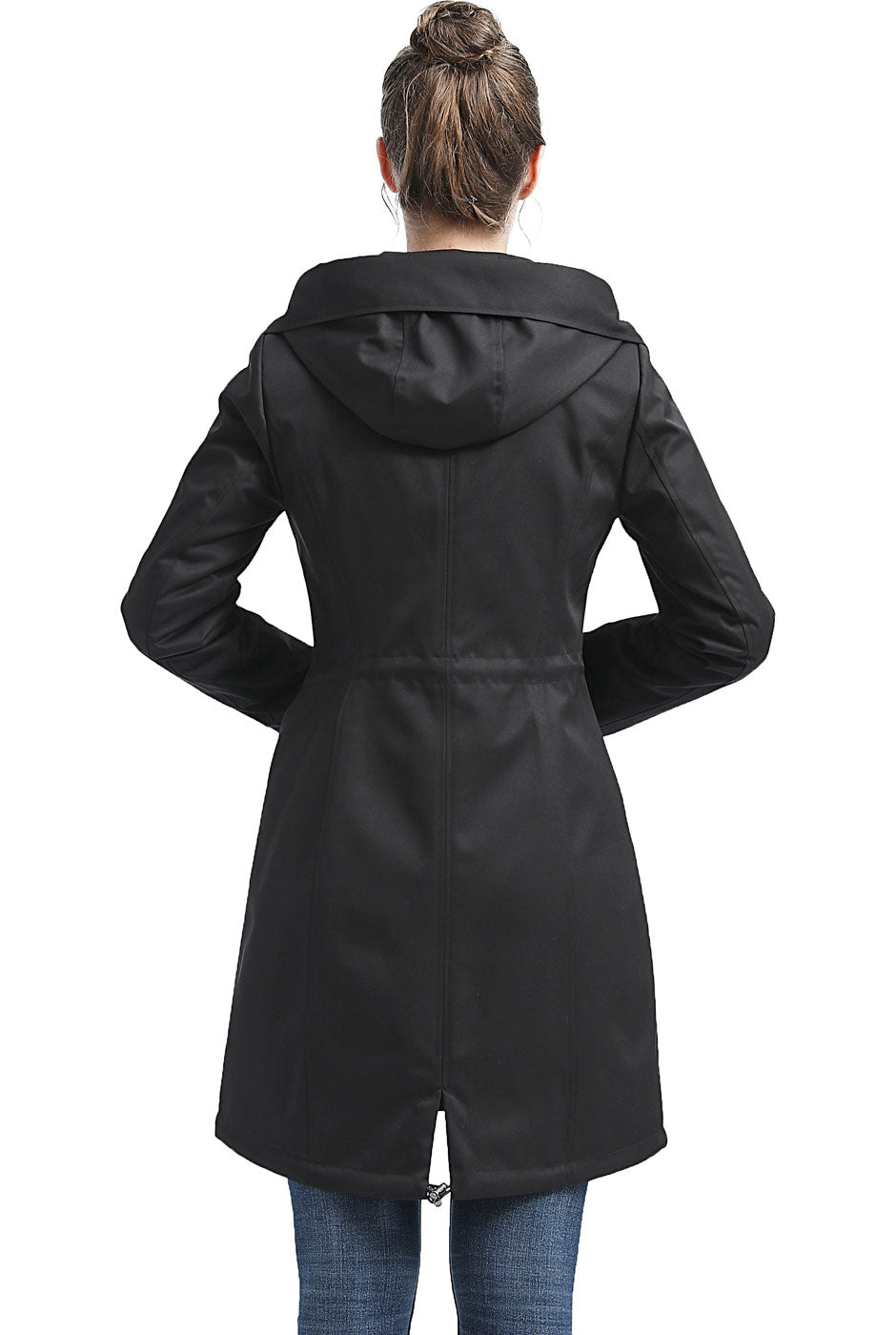 Womens hooded outlet raincoat