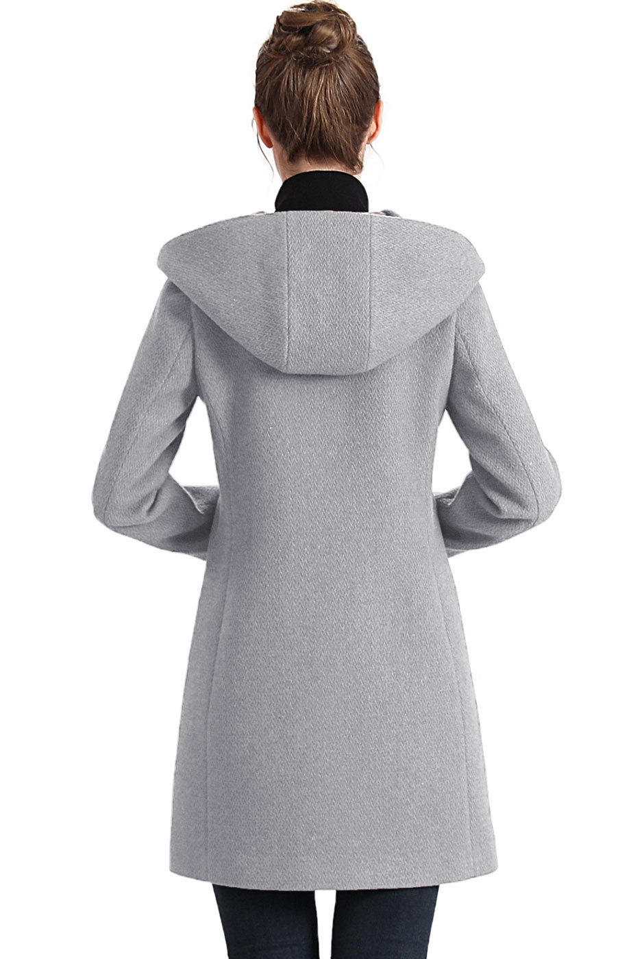 Women's asymmetrical hotsell coat with hood