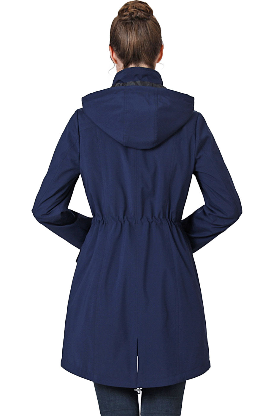 Womens navy 2024 waterproof parka