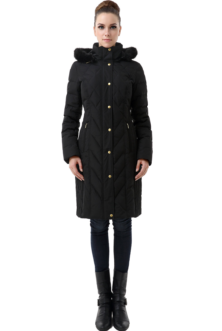 BGSD Women's "Addi" Waterproof Down Parka Coat - Plus