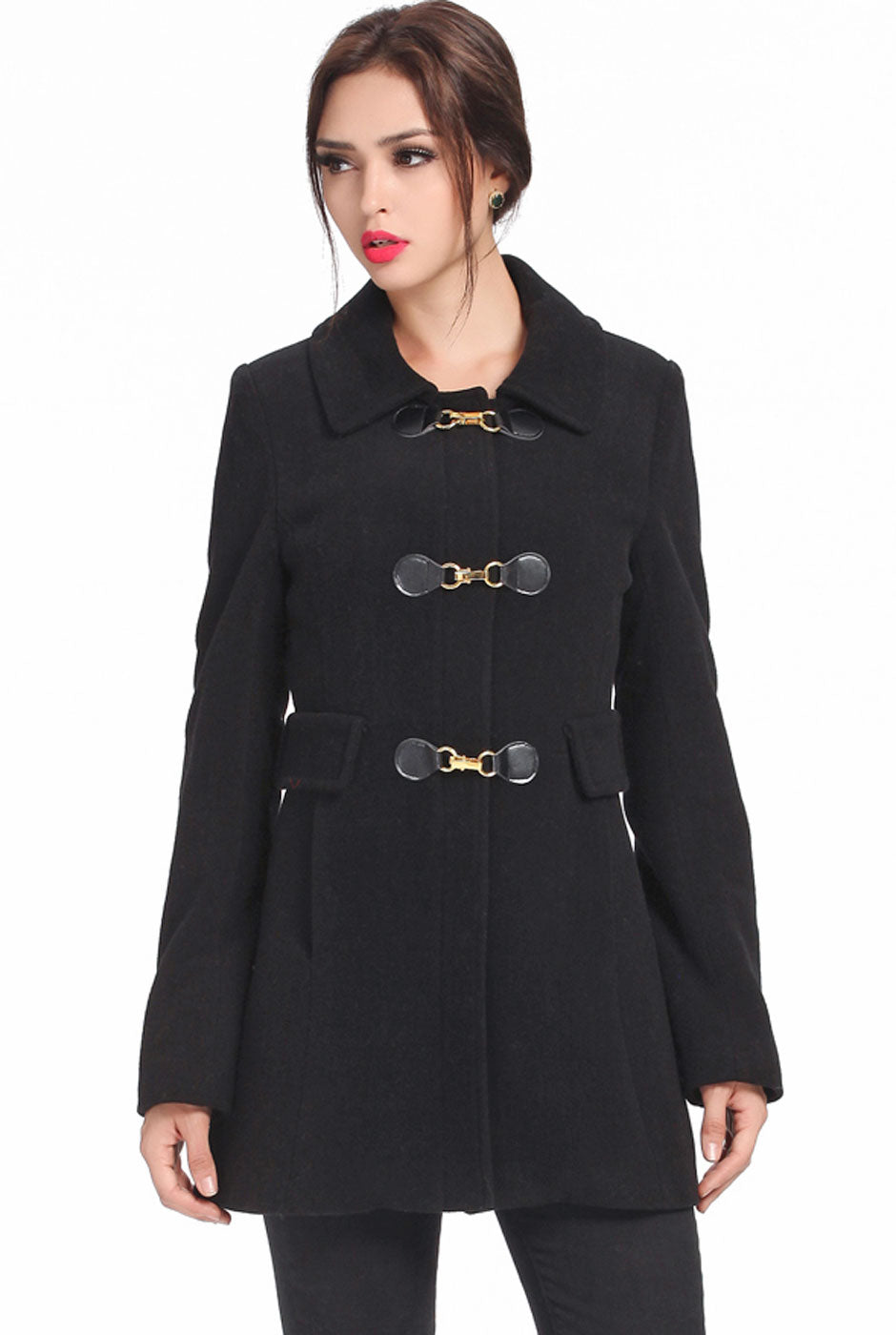 BGSD Women Amy Toggle Wool Coat