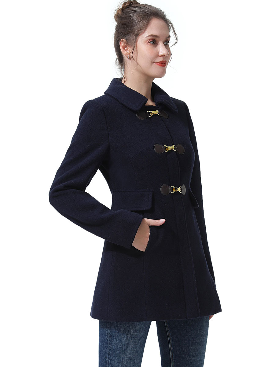 BGSD Women Amy Toggle Wool Coat