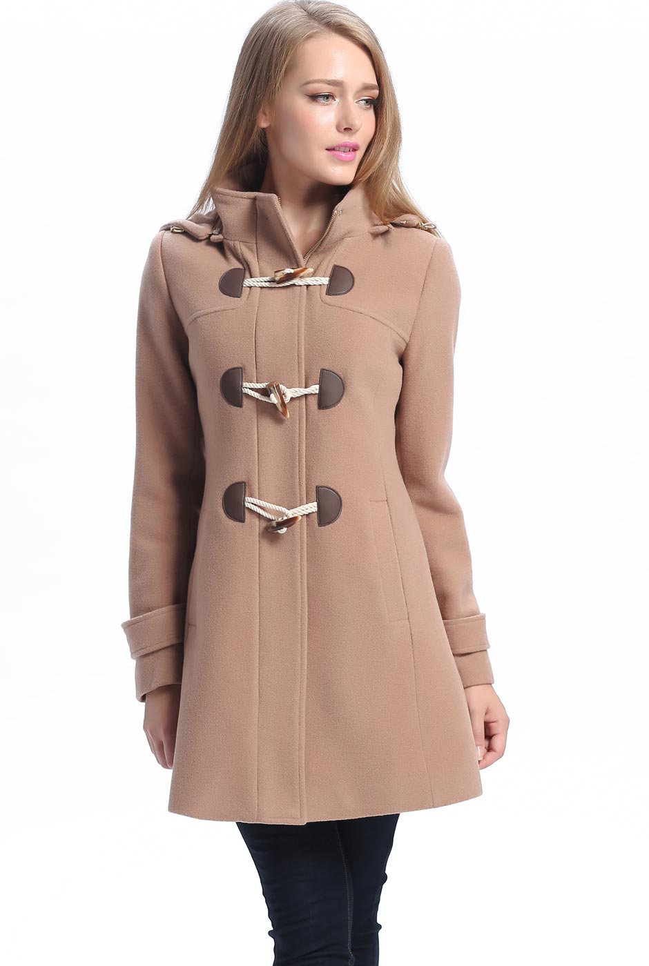 BGSD Women Daisy Wool Toggle Coat