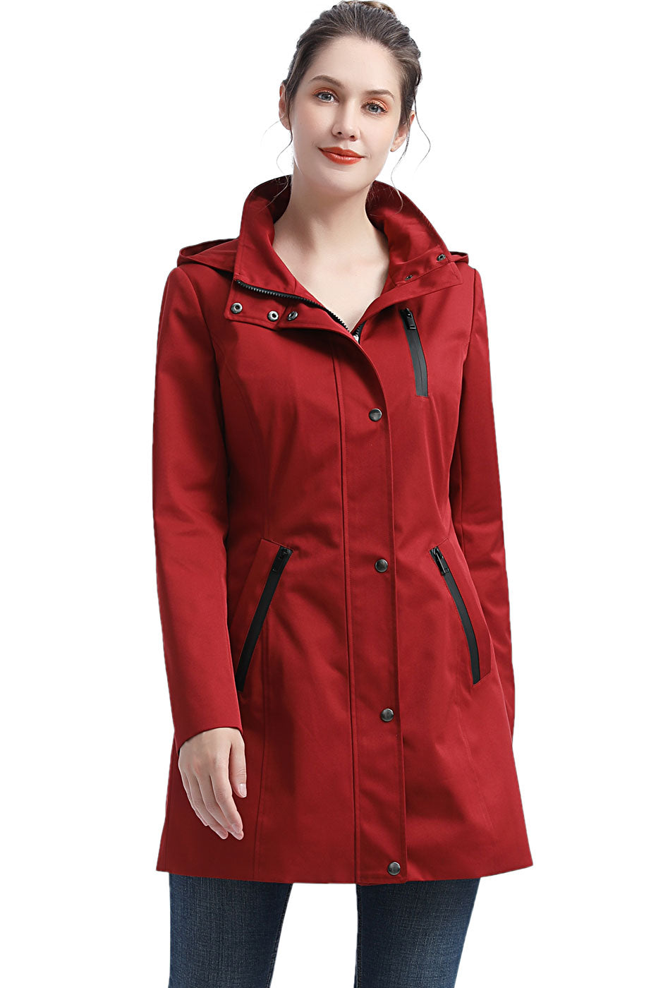 BGSD Women Easton Waterproof Hooded Anorak Jacket