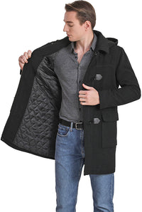 Landing Leathers Men Mason Wool Blend Duffle Toggle Coat