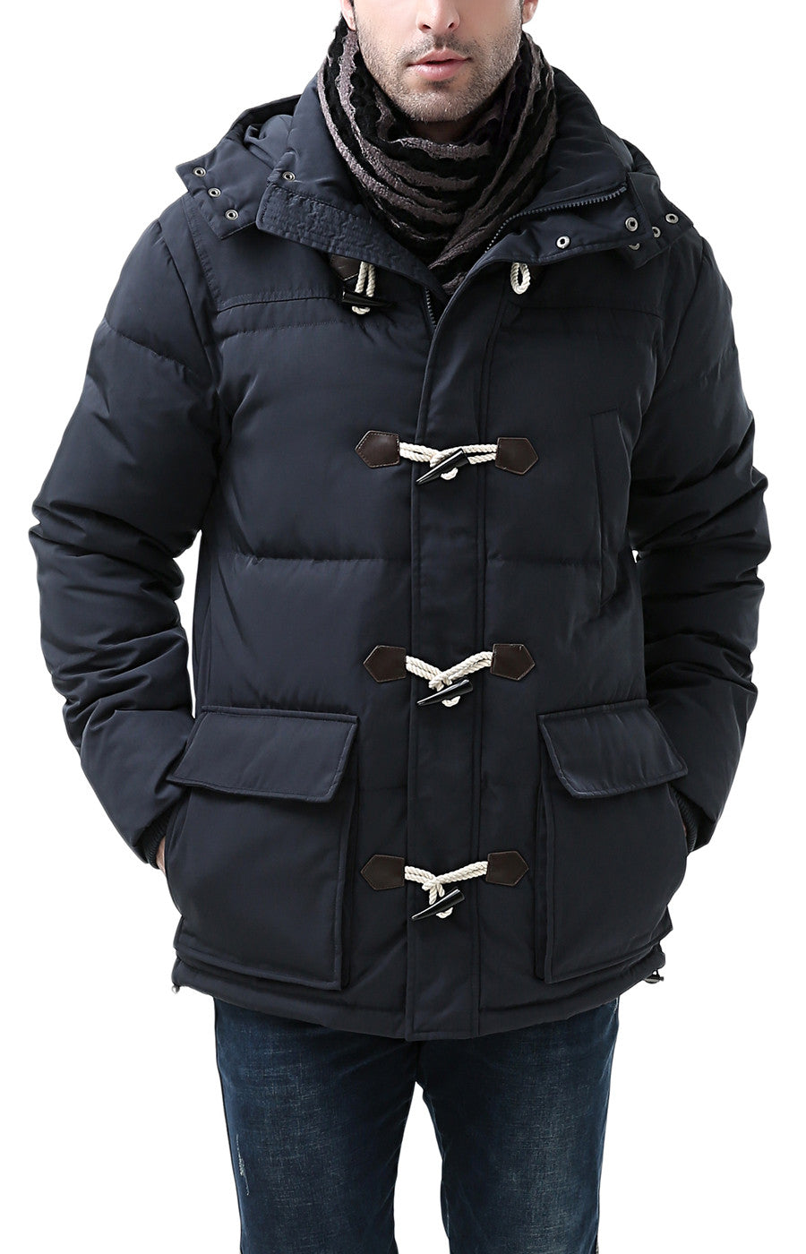 Bgsd men's tommy hooded 2025 waterproof down parka coat