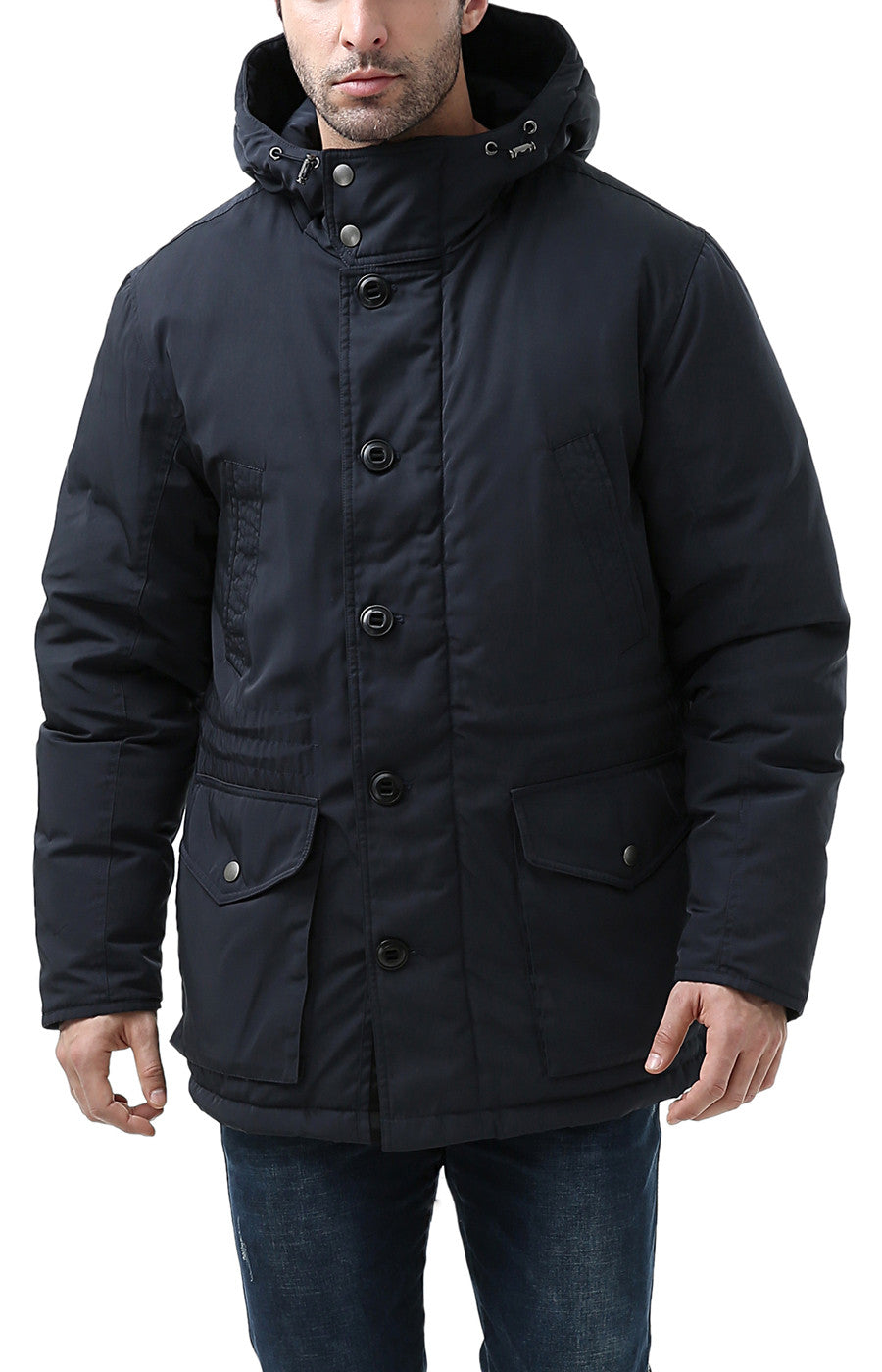 BGSD Men's "Tommy" Hooded Waterproof Down Parka Coat