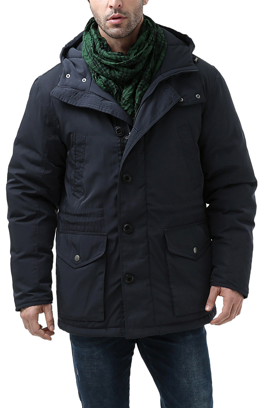 Bgsd men's tommy hooded waterproof on sale down parka coat