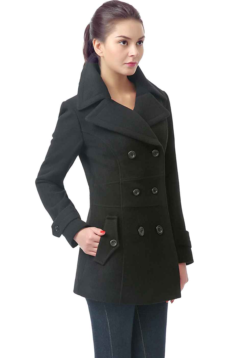 BGSD Women Joann Wool Pea Coat